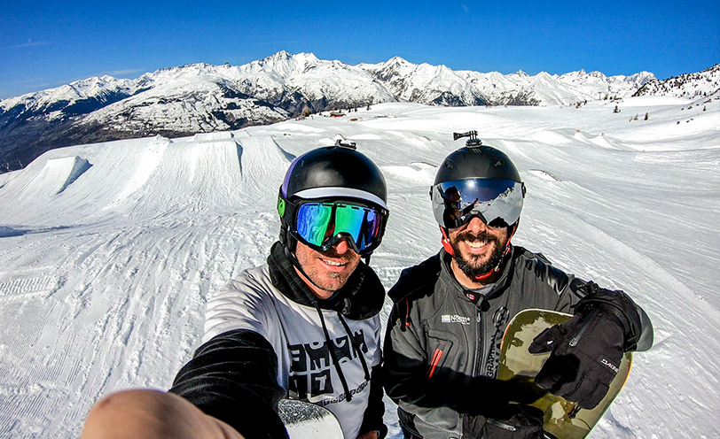 Cours de snowboard aux Arcs