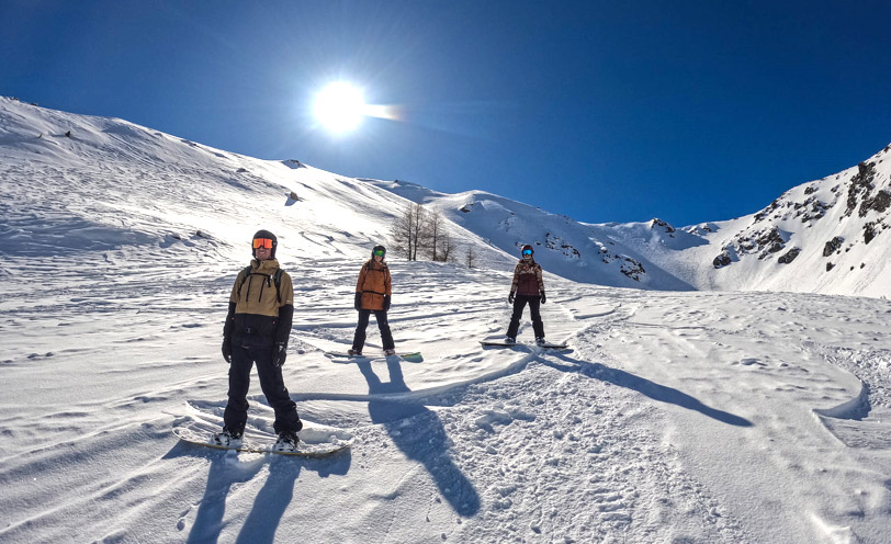 Apprendre le Snowboard aux Arcs 1800