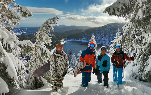 Carving en Snowboard au Lac Blanc