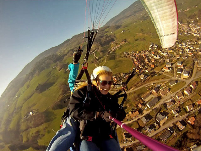 Parapente biplace  ORBEY au Lac Blanc