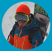 Vincent Pierr, moniteur de Snowboard au Lac Blanc